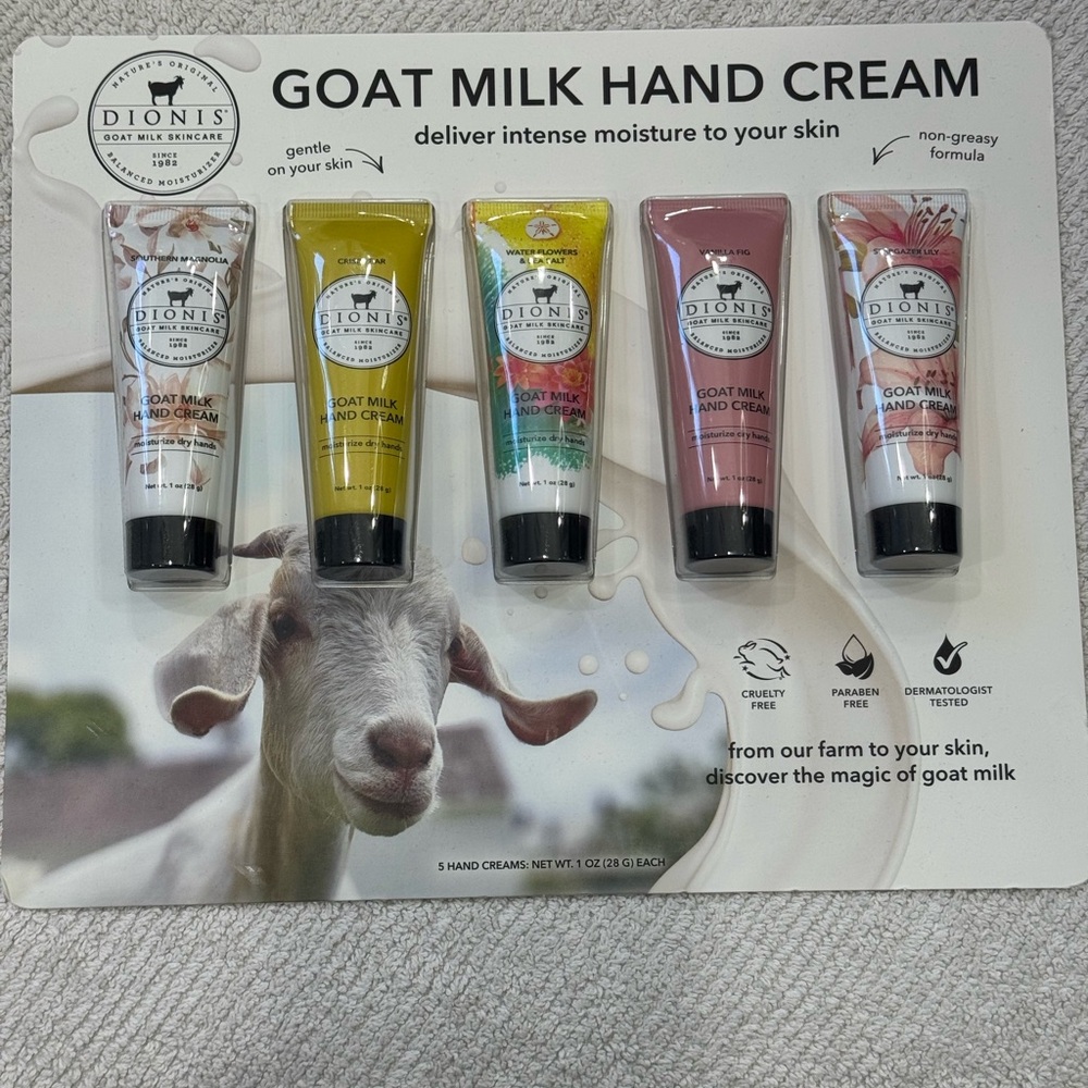 Goat Milk Hand Cream Set - Multi-Color